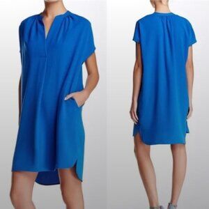 Vince Pink Popover Poplin Dress Size Extra Small